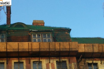 Siatki Wisła - Zabezpieczenie przed spadającymi dachówkami – siatka dla terenów Miasta Wisła